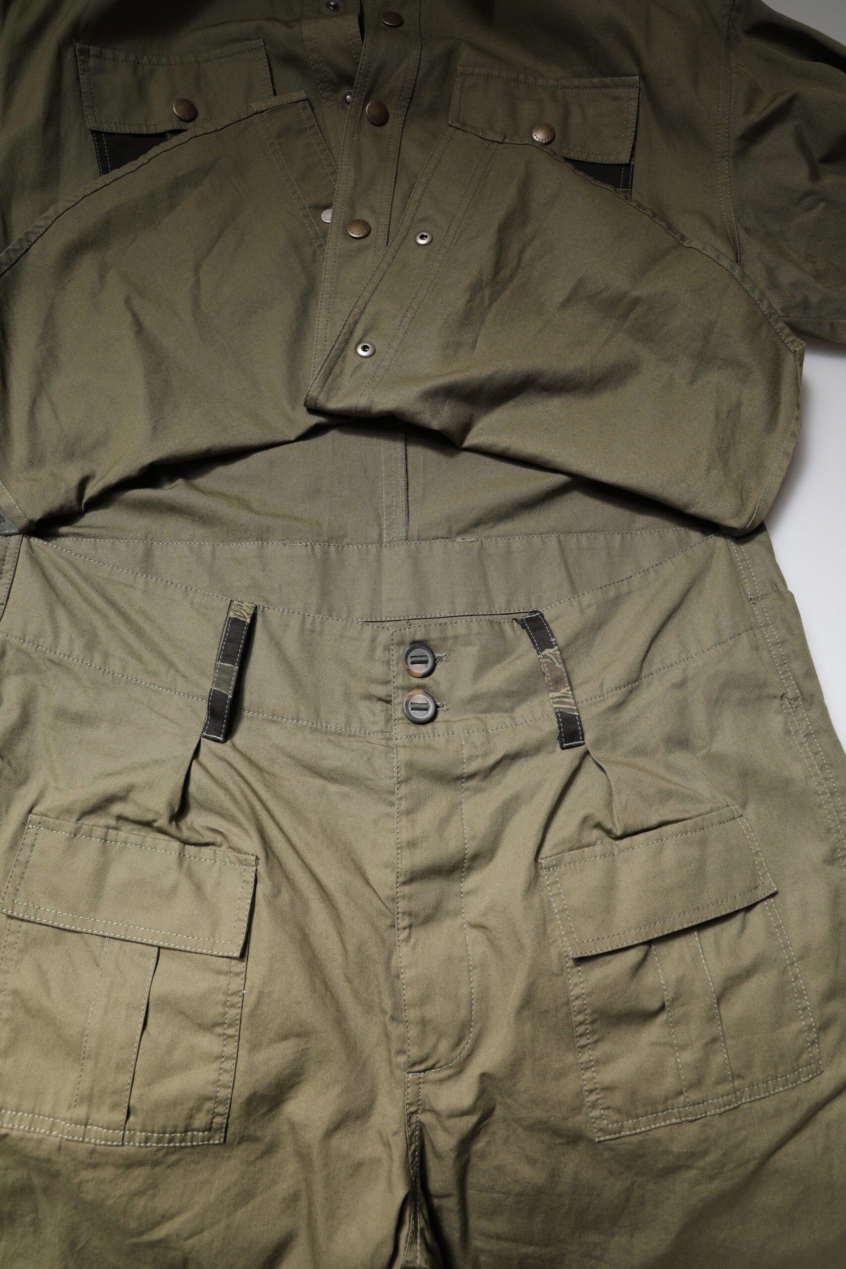Dolce & Gabbana Brown Cotton Stretch Shirt and Trousers Leisure Set